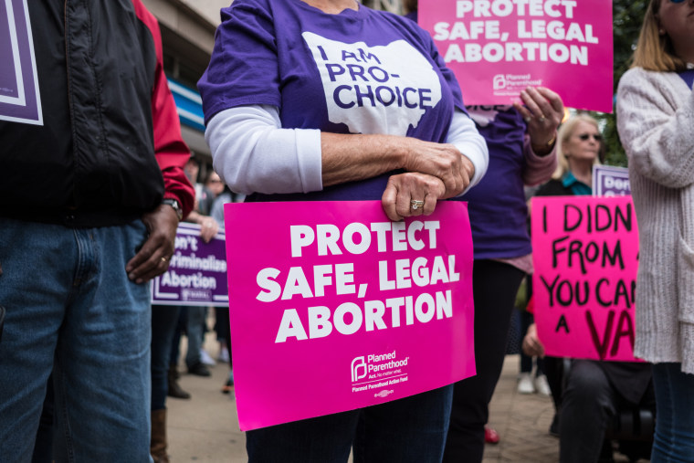 Image: Abortion protest in Dayton Ohio
