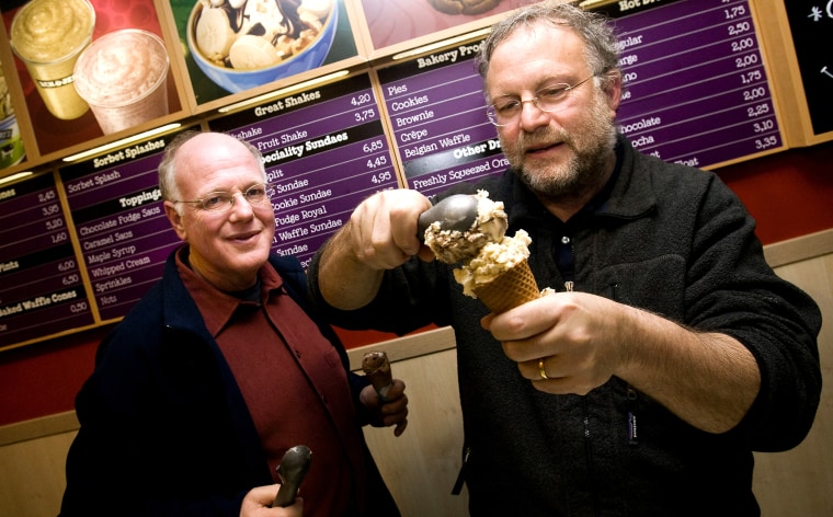 Image: Ben Cohen and Jerry Greenfield, founders Ben & Jerry's