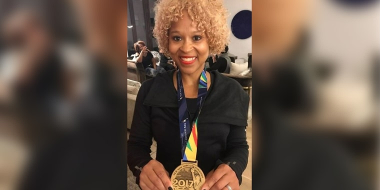 Esi Eggleston Bracey, COO & EVP of beauty and personal care at Unilever North America, after running the New York City marathon in 2017.