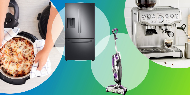 Brands and retailers are offering discounts on cleaning and kitchen appliances during Presidents Day weekend.