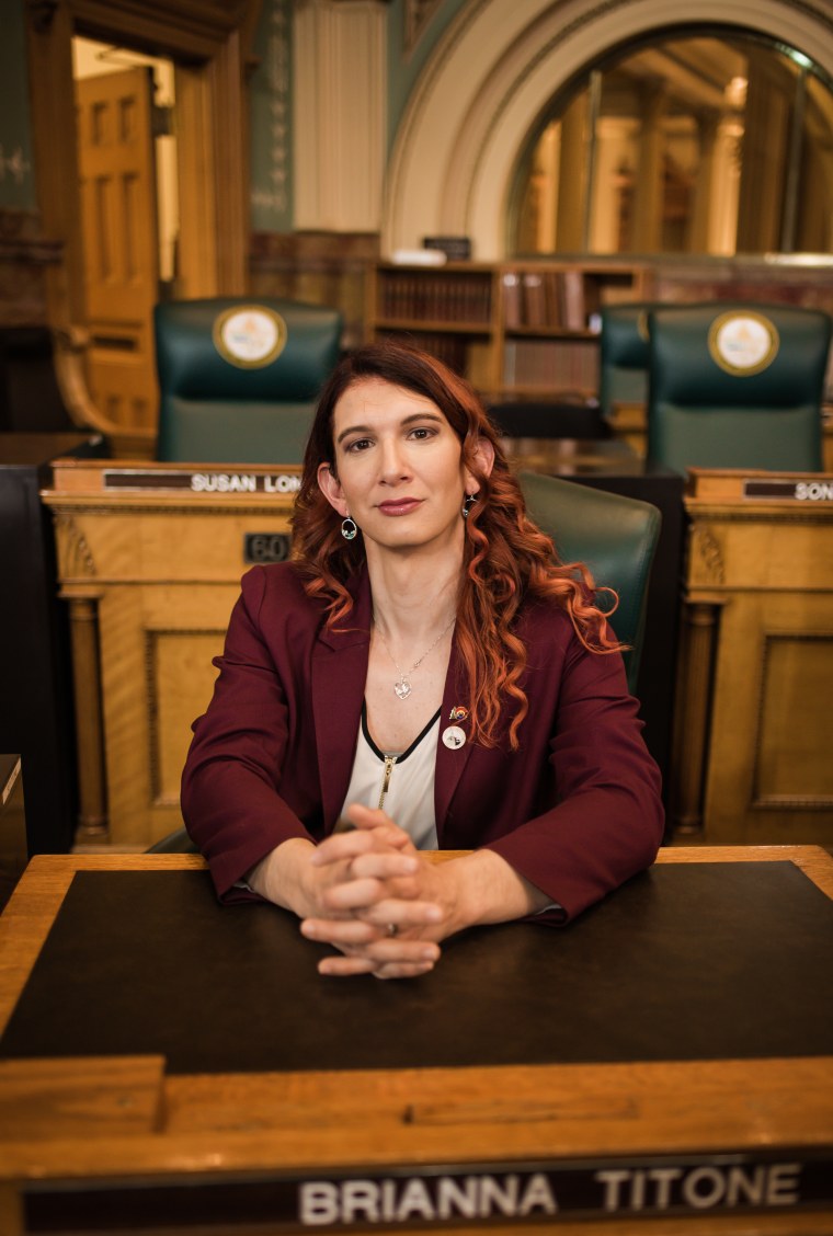 Rep. Titone serves in the 73nd Colorado General Assembly and is the first openly transgender state legislator elected in Colorado.
