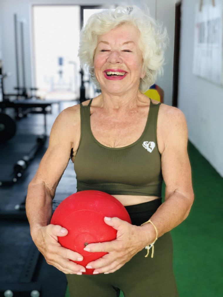 Joan MacDonald goes to the gym five days a week
