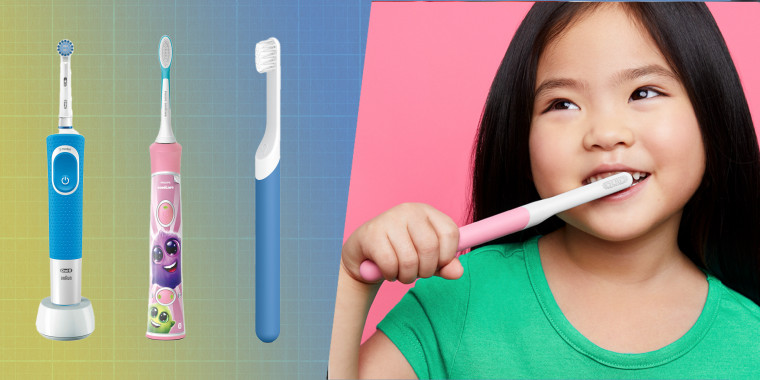 Experts recommend looking for a kids electric toothbrush that’s age-appropriate in size and sports the ADA Seal of Approval. 