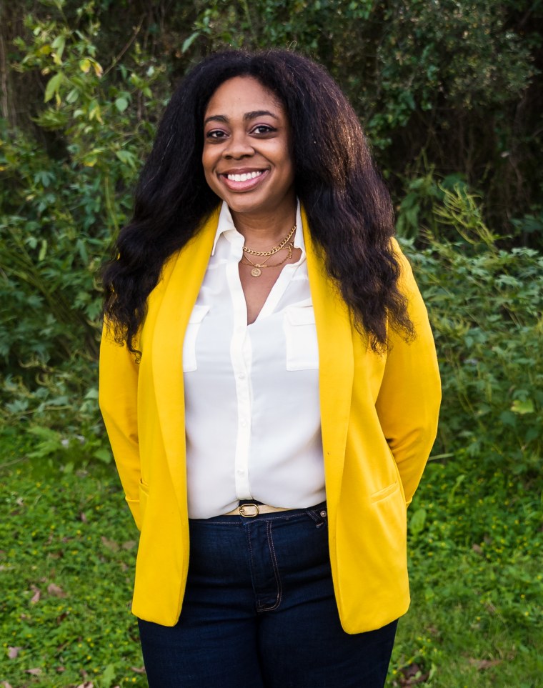 Natosha Daniels, a mom and  leader of the Round Rock Black Parents Association, an activist group of more than 400 parents of Black students in Texas.