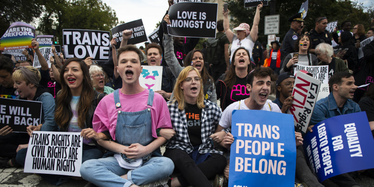 Image: Supreme Court transgender rally