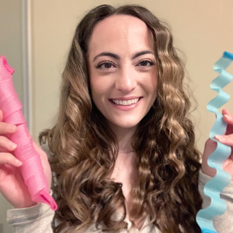 I Tried the Heatless Hair Spiral Curlers on TikTok: Photos