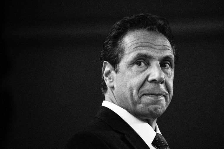 Image: Then-Governor Andrew Cuomo in New York in 2017.