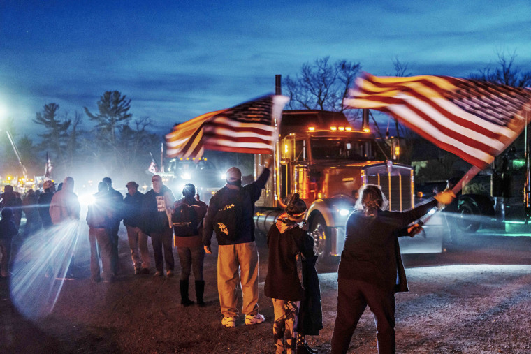 Image: People's Convoy in Hagerstown, Maryland