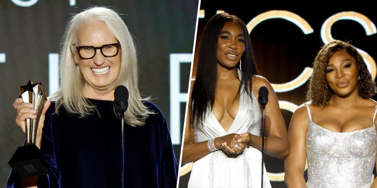 ‘The Power of the Dog’ director Jane Campion and Venus and Serena Williams