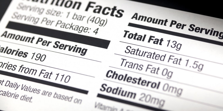 Calorie counts on labels are permitted to have a 20% swing.
