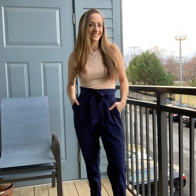 These pencil pants on  are the best women's work pants