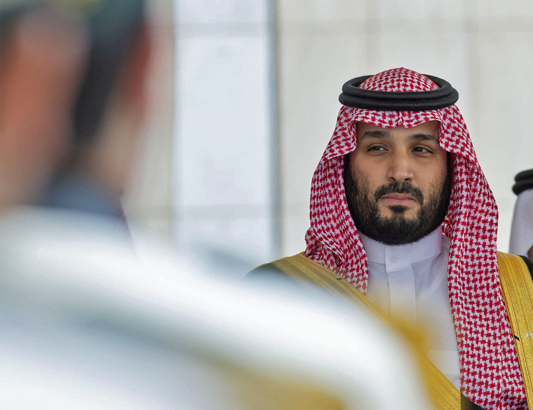 Crown Prince Mohammed bin Salman arrives to attend the annual speech of the Saudi King in the capital Riyadh in 2019.