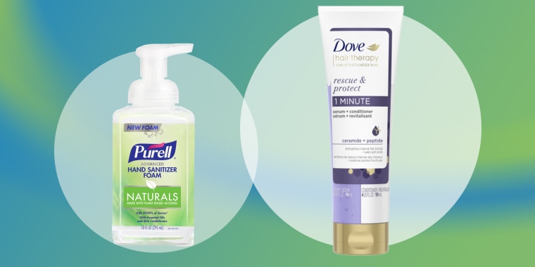 Notable releases this week include hair care products from Dove and hand sanitizer from Purell.