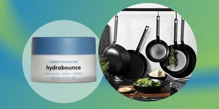 New releases include a CRUXGG  cookware collection at Williams Sonoma, Dyson’s air purifying headphones and skincare products from Hims & Hers. 