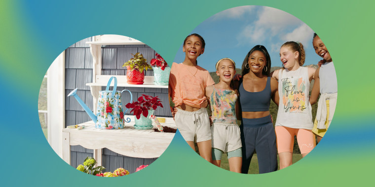New releases include Simone Biles’ first collection of activewear with Athleta and The Pioneer Woman’s outdoor collection at Walmart.