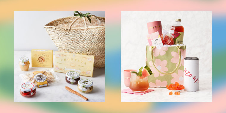 Gift baskets for mom can be packed with skin care products, gourmet chocolates and relaxation essentials.