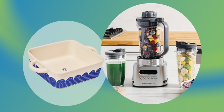 New releases include a blender from Ninja and a ceramic baker from Great Jones. 
