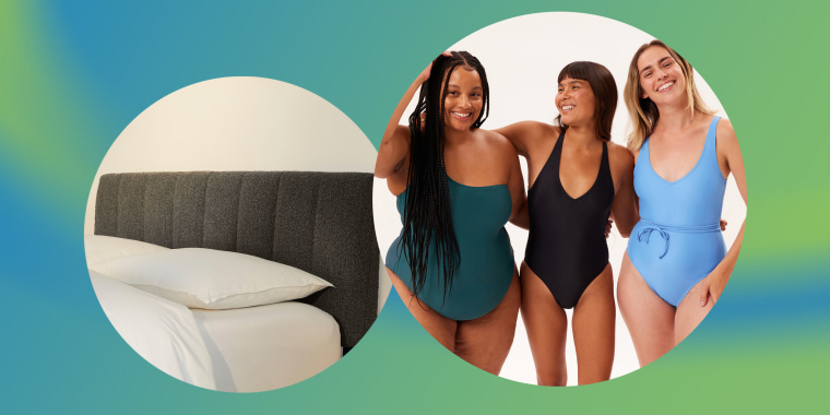 New releases include attachable headboards from Casper and swimwear from Girlfriend Collective.