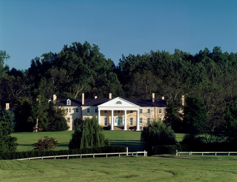 Image: Montpelier, lifelong home of James Madison in Orange, Virginia.