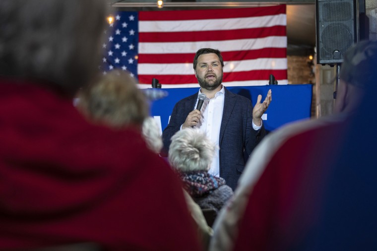 Image: GOP Senate Candidate JD Vance Campaigns In Ohio Ahead Of Primary