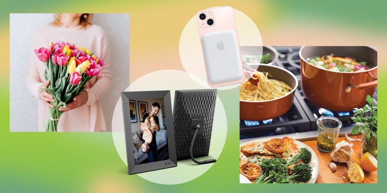 Consider Mother's Day gift ideas recommended by staff members' moms. Shop options from Apple,  Nixplay, Foreo, Instant Pot, Bala, Stitch Fix and more.
