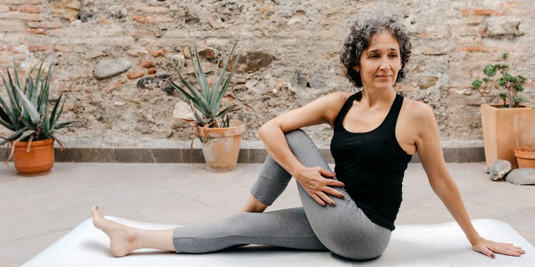 Premium Vector  Set of yoga postures woman doing yoga pilates exercises  healthy lifestyle workout vector illustration