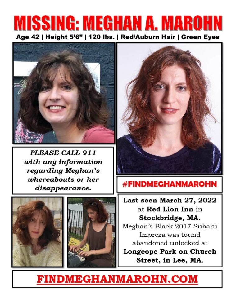 Missing poster for Meghan Marohn