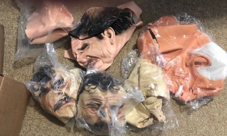 The masks Dr. Lark found.