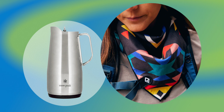 New releases include Shimo's stainless steel growler and a bandana towel from Nomadix.
