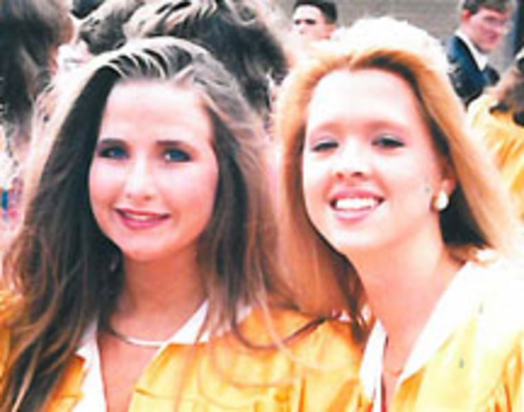 Stacy and Suzie at their graduation.