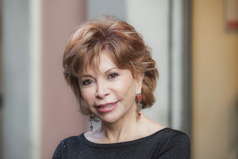 Isabel Allende in Milan on October 22, 2015.