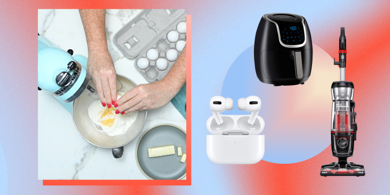 Image of a KitchenAid, AirPods Pros, Air Fryer and Vacuum