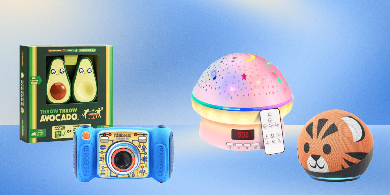 Illustration of four Kids products on sale for Amazon Prime Day