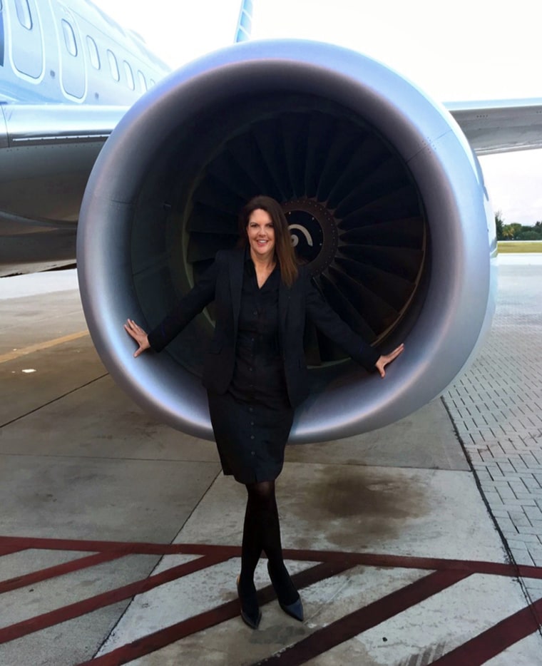 A 30-year veteran of the skies, flight attendant Julie Ann Festa is always ready for takeoff.