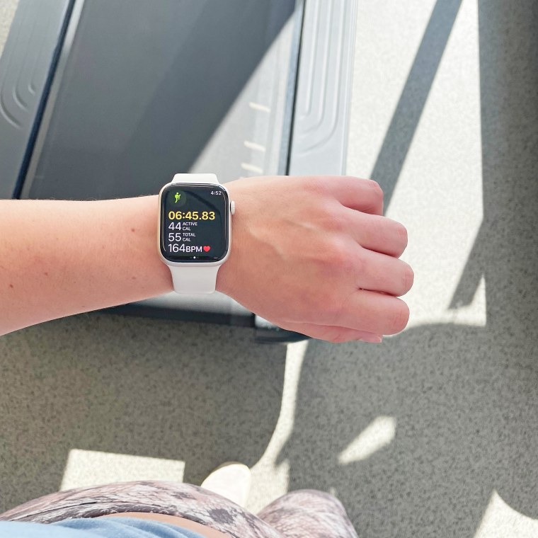 Morgan Greenwald has been playing with her new Apple Watch Series 7 since she bought it during Prime Day.