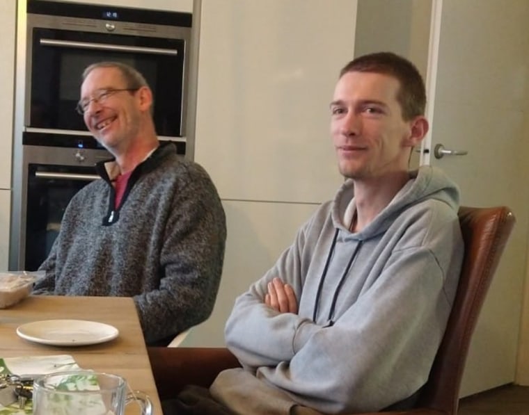 Casey and his father, Robert.