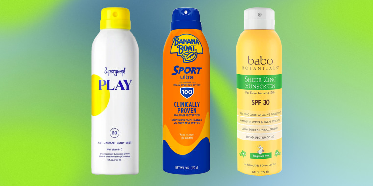 Top-rated spray sunscreens include options from Coola, Banana Boat, Supergoop! and more.