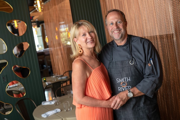 MaryBeth and Colin Smith, owners of Smith and River restaurant in Reno, Nevada.