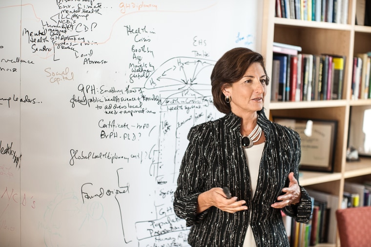 Dr. Linda P. Fried is the Dean of Columbia University's Mailman School for Public Health and a member of the U.S. National Academy of Medicine.