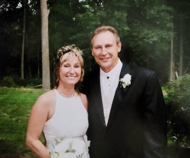 Dee Ann Warner with her brother, Gregg Hardy.