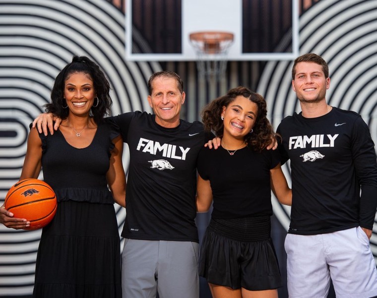 From left to right: Danyelle Sargent Musselman with her husband, Eric Musselman, daughter Mariah Musselman, and her step-son Michael Musselman