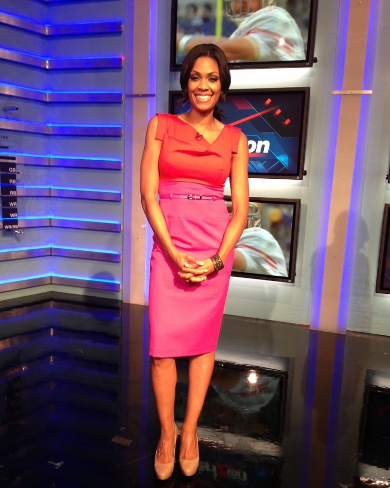 Danyelle Sargent Musselman was a sideline reporter for FOX Sports NFL games and spent two years anchoring various programs on ESPN and ESPNews. Most recently, she worked for the NFL Network where she served as an update anchor and as the host of "Up to the Minute."