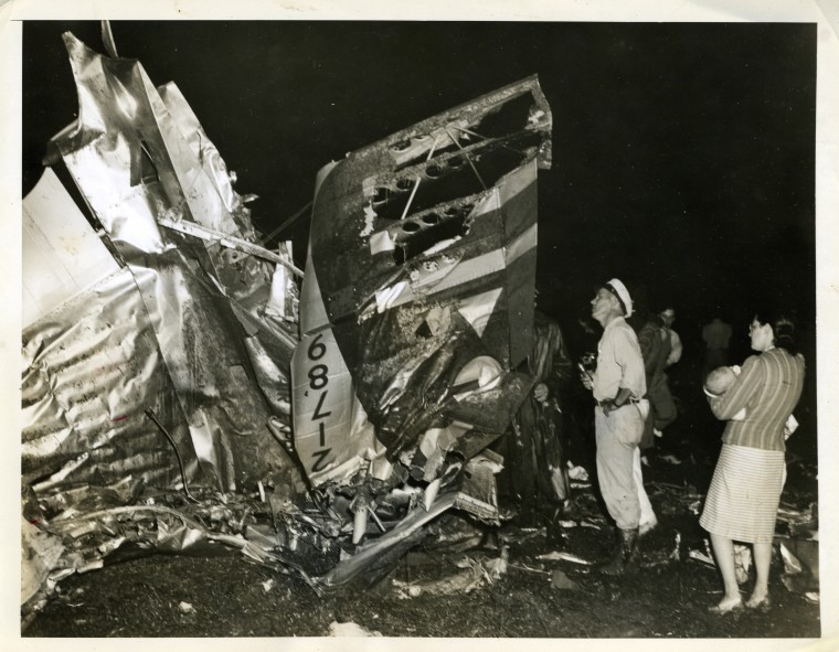Aftermath of the crash