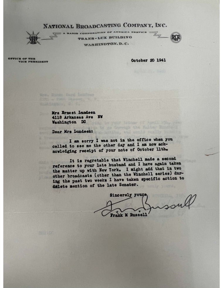 \"to delete mention of the late senator\"