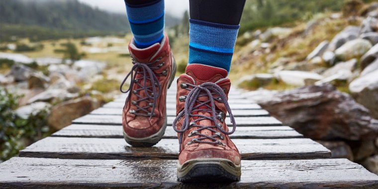 Supportive store hiking boots