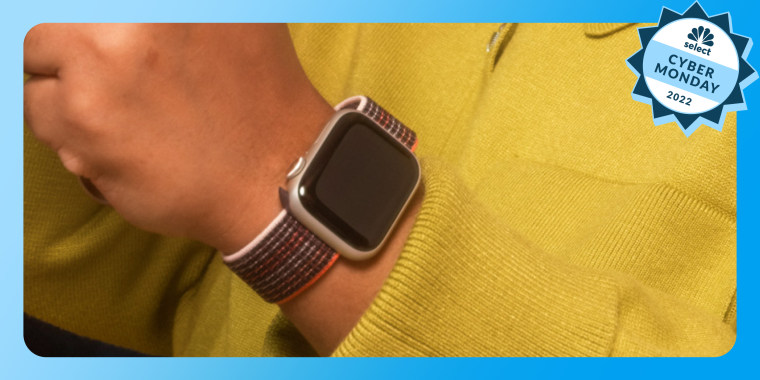 The 41mm Apple Watch Series 8, along with other models and sizes, is now on sale for Cyber Monday at a great price.