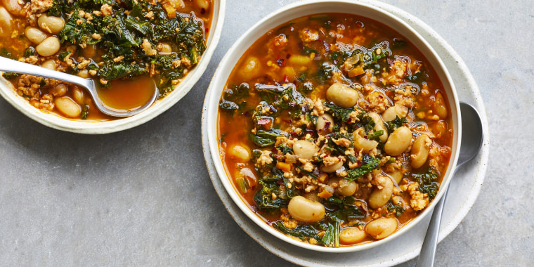 During winter months, you can’t go wrong with a veggie-packed, protein-rich soup.