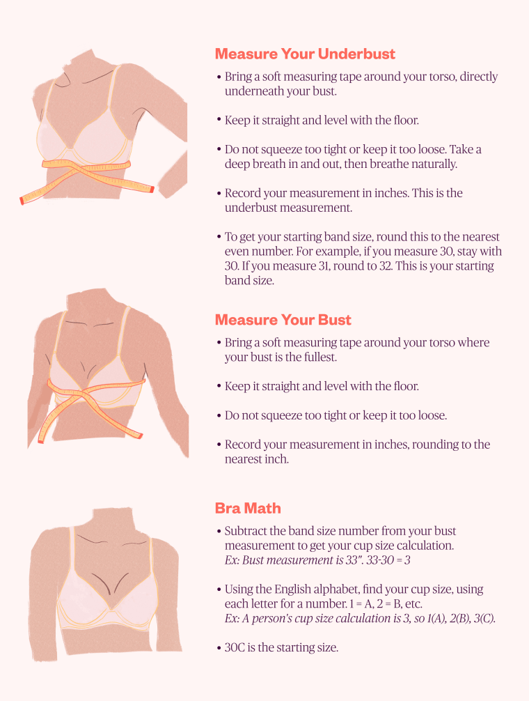 Shop assistant shows how to accurately measure your cup size at home so you  always have a well-fitted bra