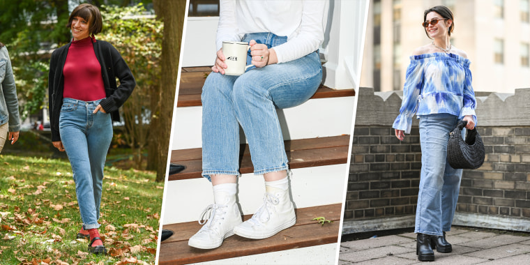 How wear mom jeans go with any outfit - TODAY