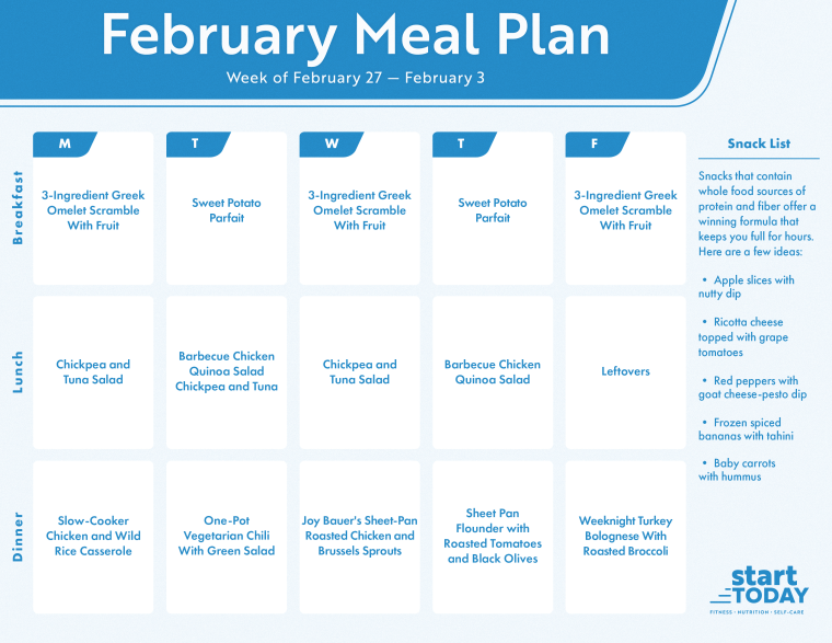 What To Eat This Week Healthy Meal Plan For February 27 2023 TODAY 